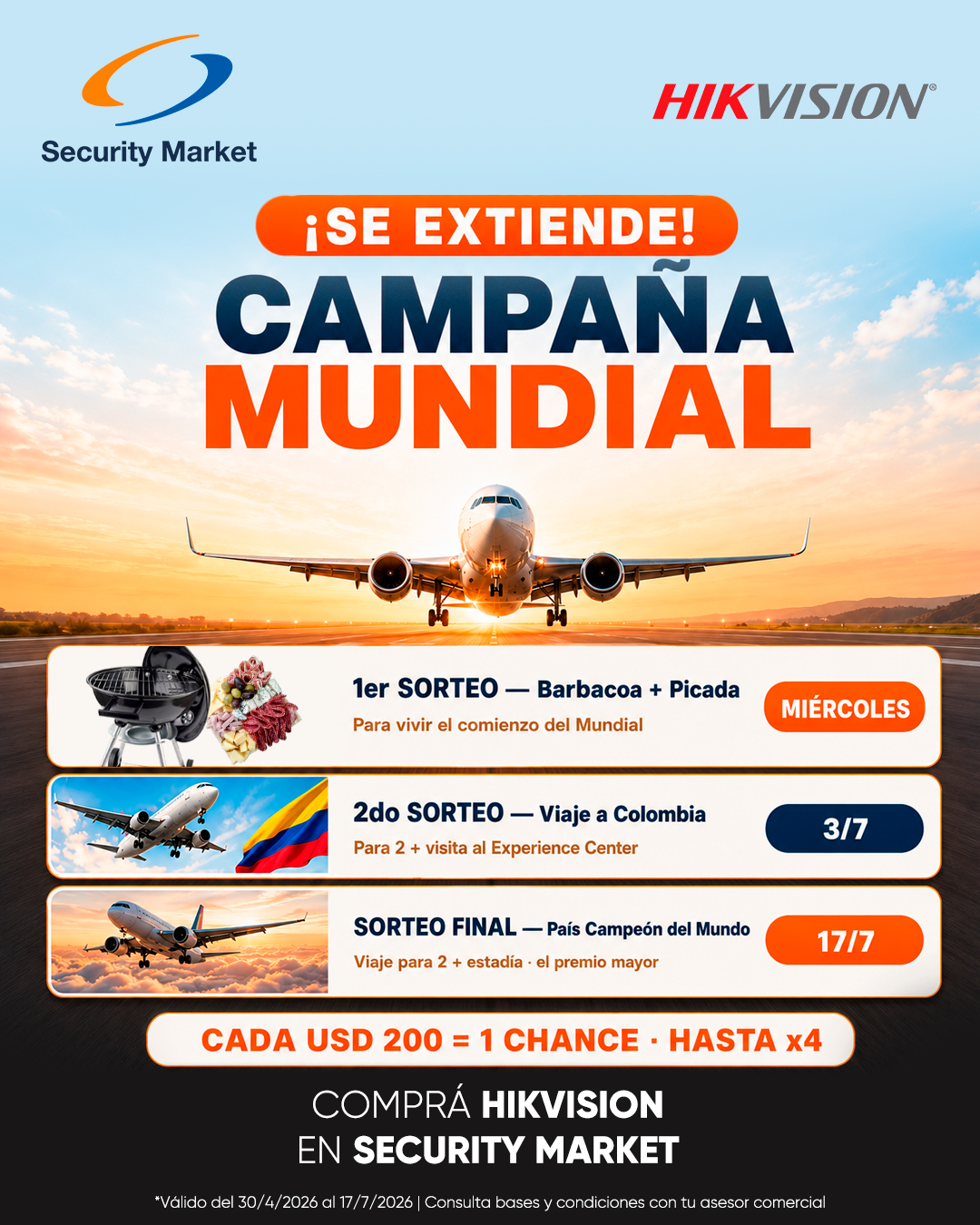 Campaña Security Market y Hikvision extendida