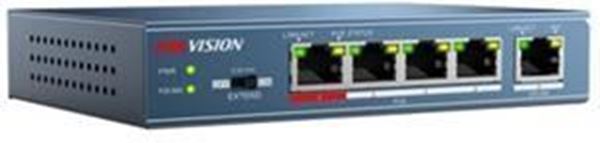 Imagen de HIKVISION DS-3E0105P-E SWITCH POE 4P