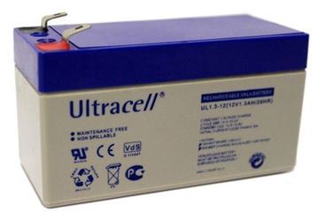 Imagen de ULTRACELL BATERIA UL1.3-12 12V 1.3AH