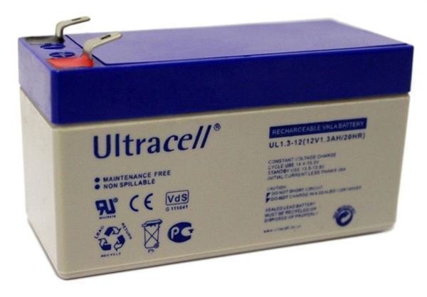 Imagen de ULTRACELL BATERIA UL1.3-12 12V 1.3AH