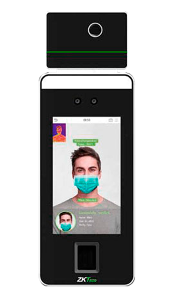 Imagen de ZK TERMINAL MULTIBIOMETRICO (ROSTRO+PALMA+HUELLA) SFV5L[TI]