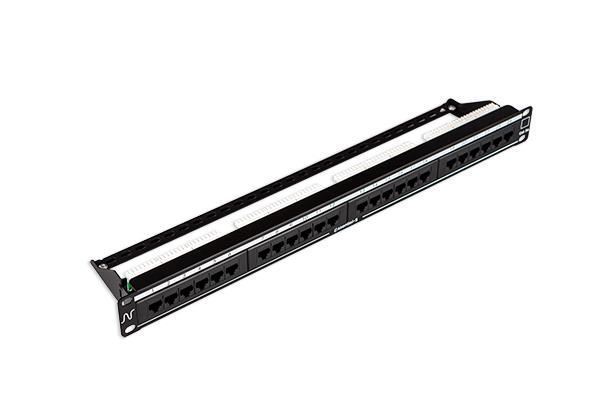 Imagen de NEXANS PATCH PANEL CARGADO 19" 1U 24P CAT.5E