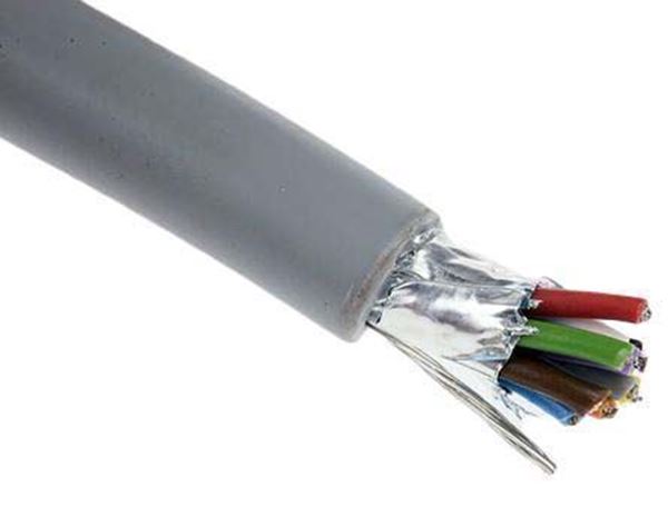 Imagen de CABLE MULTIFILAR 10 HILOS CCA X 0.52MM 100MTS BCO 1511M/10