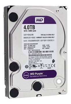 Imagen de WESTERN DIGITAL DISCO DURO 4 TB WD PURPLE