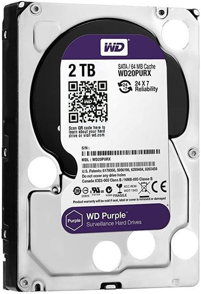 Security Market. WESTERN DIGITAL DISCO 2 TB WD PURPLE