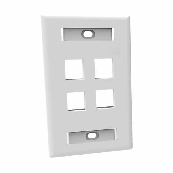 Imagen de FURUKAWA PLACA DE PARED 4P 4"X2" BLANCO