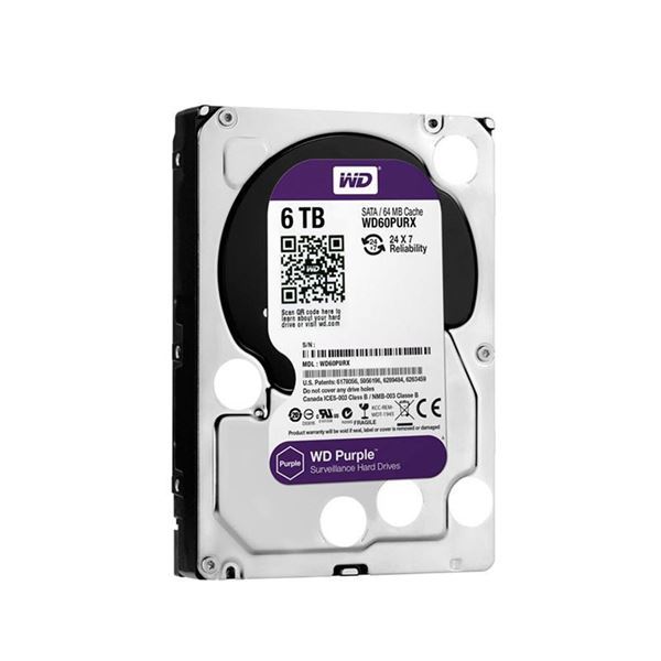 Imagen de WESTERN DIGITAL DISCO DURO 6 TB WD PURPLE