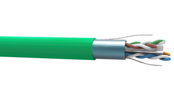 Imagen de FURUKAWA CABLE INT F/UTP 23AWG X 4P CAT.6A LSZH 305MTS VERDE