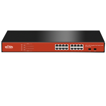 Imagen de WITEK WI-PS318GFH SWITCH POE 16P + 2F