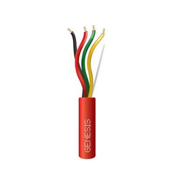 Imagen de GENESIS CABLE INCENDIO 18AWGX4 305MTS ROJO