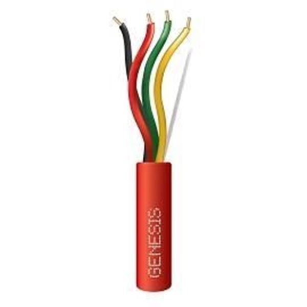 Imagen de GENESIS CABLE INCENDIO 22AWGX4 305MTS ROJO