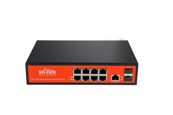 Imagen de WITEK WI-PCMS310GF SWITCH POE CLOUD MONITOREABLE 6PG+ 2F