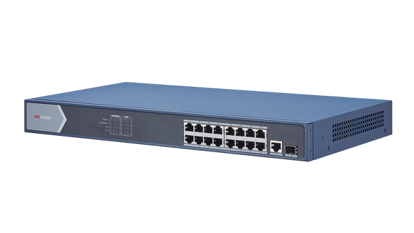 Imagen de HIKVISION DS-3E0518P-E SWITCH POE 16P GIGABIT