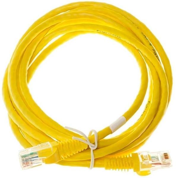 Imagen de FURUKAWA PATCH CORD U/UTP CAT.6 T568A/B 3MTS AMARILLO