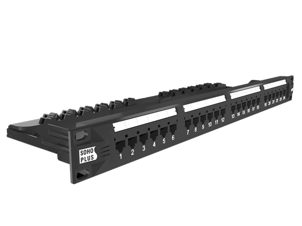 Imagen de SOHO PATCH PANEL CARGADO 24P CAT.5E T568A/B