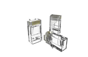 Imagen de SOHO CONECTOR MACHO RJ45 CAT.5E (PQTE 50 PZAS)