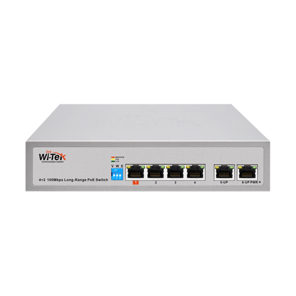 Imagen de WITEK WI-PS205 SWITCH POE 5P (SILVER SERIES)