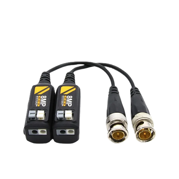 Imagen de BALUN DE VIDEO HD PASIVO 8MP 1CH (PAR)