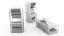 Imagen de CONECTOR MACHO RJ45 CAT.5E POR UNIDAD