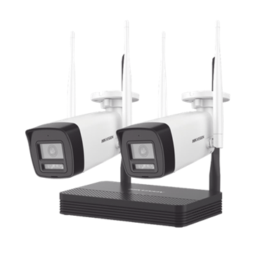 Imagen de HIKVISION KIT WIFI NVS 4CH + 2 BULLETS WIFI 2MP L2.8MM