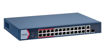 Imagen de HIKVISION DS-3E1326P-EI/M SWITCH POE 24P FAST ETHERNET SMART CLOUD