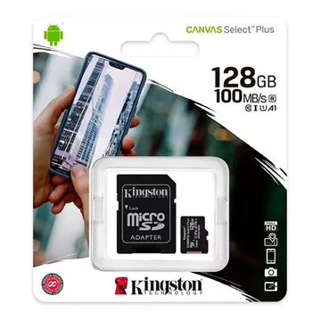 Imagen de KINGSTON TARJETA DE MEMORIA MICRO SD 128GB