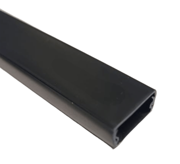 Imagen de DUCTO 20MM X 10MM X 2MTS AUTOADHESIVO - NEGRO