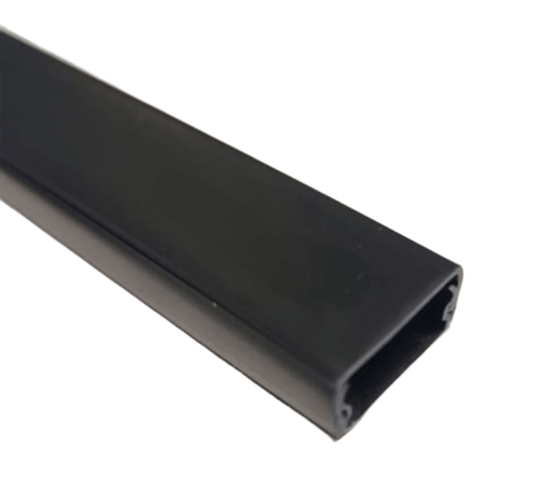 Imagen de DUCTO 20MM X 10MM X 2MTS AUTOADHESIVO - NEGRO