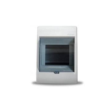 Imagen de CAJA PARA LLAVE TERMICA 4 MODULOS CON TAPA - GRIS
