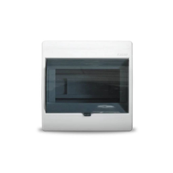Imagen de CAJA PARA LLAVE TERMICA 6 MODULOS CON TAPA - GRIS