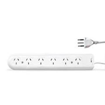 Imagen de ALARGUE MULTINORMA 6 TOMAS C/TERMICO 1.5 MTS - BLANCO
