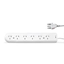 Imagen de ALARGUE MULTINORMA 6 TOMAS C/TERMICO 1.5 MTS - BLANCO
