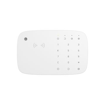 Imagen de AJAX TECLADO INALAMBRICO C/LECTOR DE TARJETAS COMBI - BLANCO