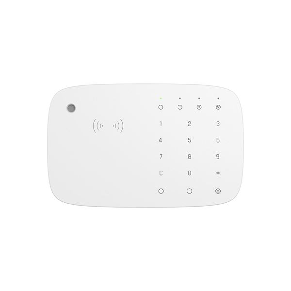 Imagen de AJAX TECLADO INALAMBRICO C/LECTOR DE TARJETAS COMBI - BLANCO