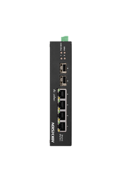 Imagen de HIKVISION DS-3T0506HP-E/HS SWITCH POE 4P GIGABIT + 2SFP