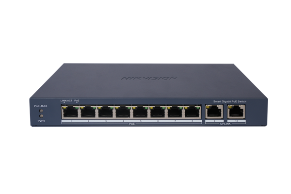 Imagen de HIKVISION DS-3E1510P-EI SWITCH POE 8P GIGABIT SMART CLOUD