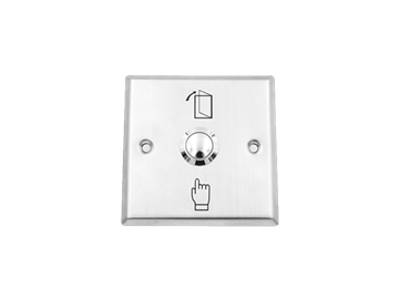 Imagen de PULSADOR DE SALIDA 8.6X8.6CM ACERO INOXIDABLE