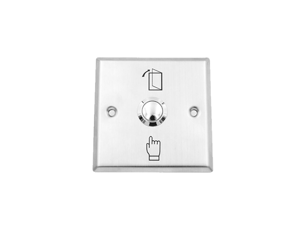 Imagen de PULSADOR DE SALIDA 8.6X8.6CM ACERO INOXIDABLE