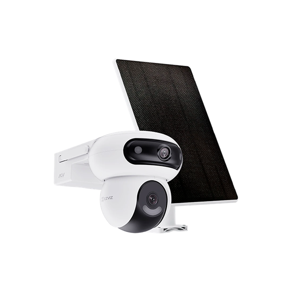 Imagen de EZVIZ CAMARA EXTERIOR PT HB90/SP DUAL 4MP C/BATERIA (AOV) + PANEL SOLAR