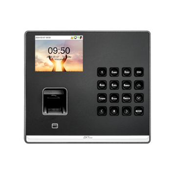 Imagen de ZK TERMINAL ASISTENCIA M2-LR C/LECTOR DE HUELLA + RFID + WIFI