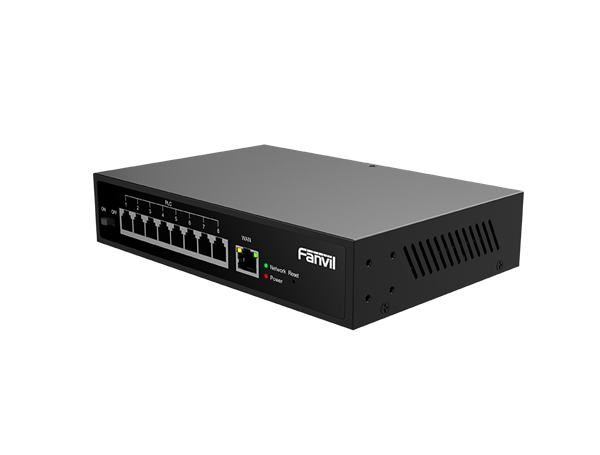 Imagen de FANVIL SWITCH POE 8P P/TELEFONO IP 2 HILOS