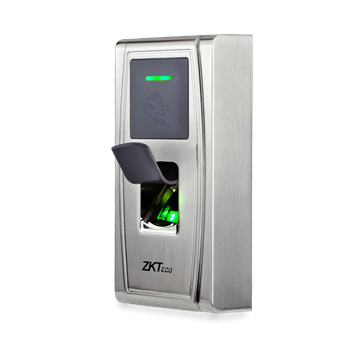 Imagen de ZK TERMINAL ANTIVANDALICO C/LECTOR D/HUELLA + RFID MA300(ID)