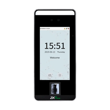 Imagen de ZK TERMINAL MULTIBIOMETRICO SFV5L (ROSTRO+HUELLA) C/LECTOR TARJETAS EM/MF + WIFI