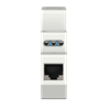 Imagen de WITEK WI-SPD10KV-POE PROTECTOR CONTRA SOBRETENSIONES POE GIGABIT (RIEL DIN)