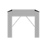 Imagen de ZK CARCASA SUPERIOR P/MONTAJE LECTOR DE HUELLAS P/mTS1000